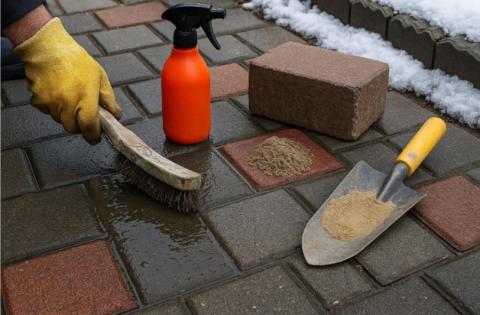 Уход за плиткой и блоками: очистка, ремонт и защита от морозов