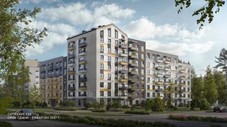 В Зеленой гавани построят стильный ситихаус с большими террасами и мансардными двухуровневыми квартирами